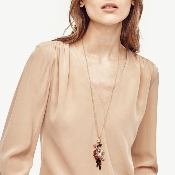 Ann Taylor Birds of Paradise Pendant Necklace | PRICE IS FIRM | - Picture 8 of 8